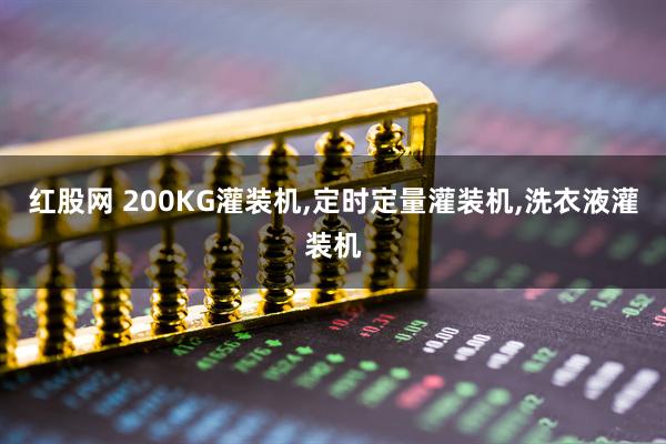 红股网 200KG灌装机,定时定量灌装机,洗衣液灌装机