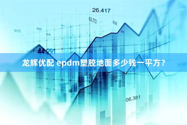龙辉优配 epdm塑胶地面多少钱一平方？